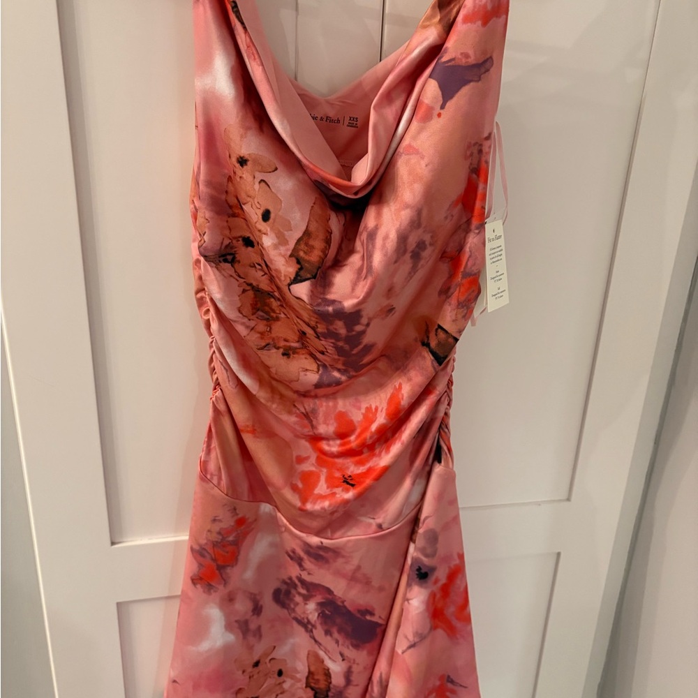 Abercrombie & Fitch Pink and Orange Mini Dress